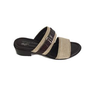 Donald J Pliner Canvas Sandals Sz 8